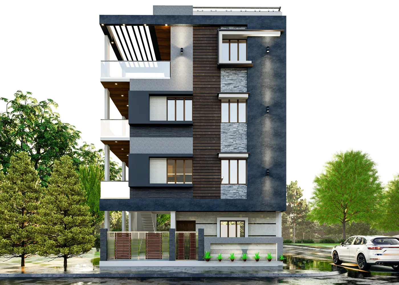 Slate Facade Residence